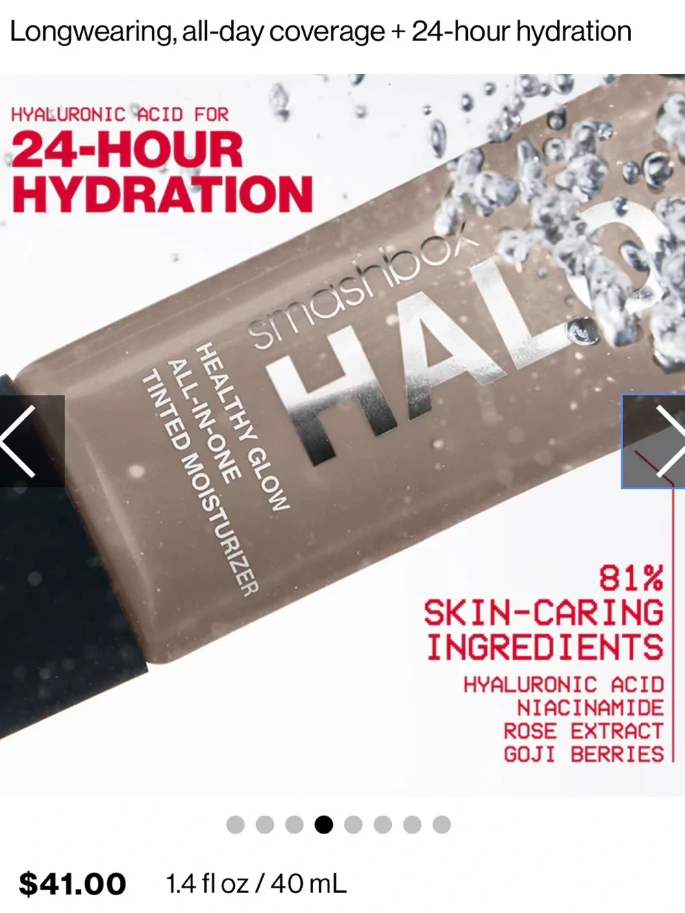 Smashbox Halo Tinted Moisturizer - Light Nude Beige
